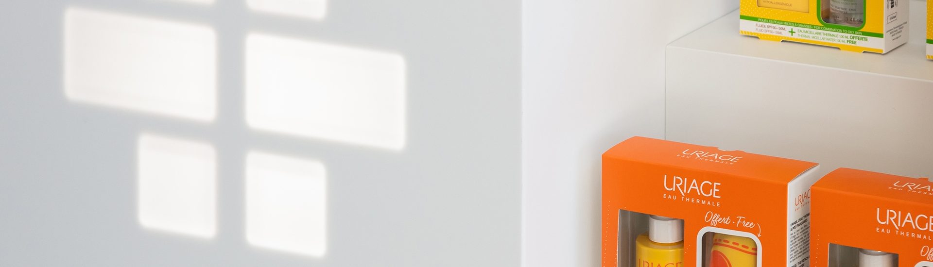 Farmacia Goçalvez detalle del mostrador