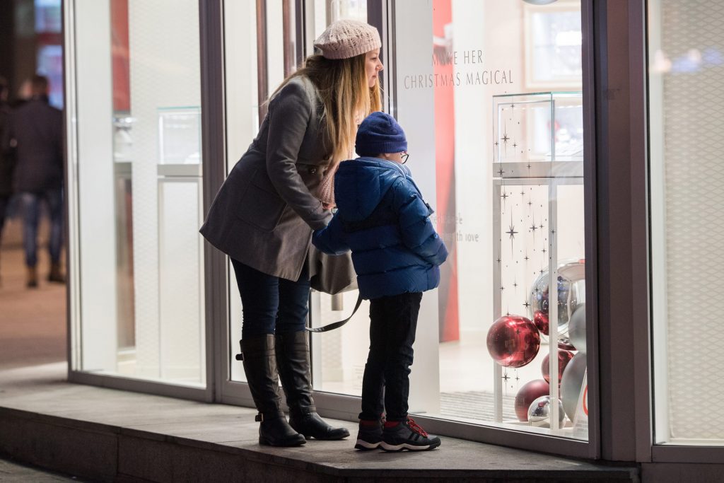 Allestimenti natalizi farmacia.
