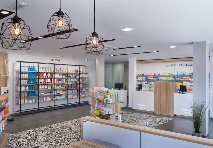 Diseño interior en Farmacias