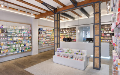 Decorar farmacia pequeña