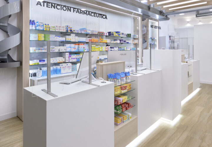 Mostrador de farmacia.