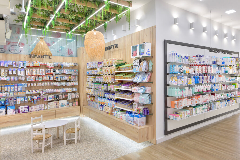 Cestas de bebé en farmacias.