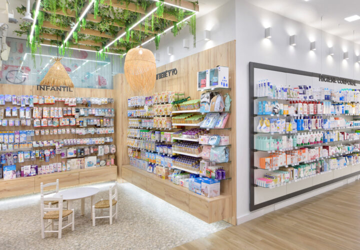 Cestas de bebé en farmacias.