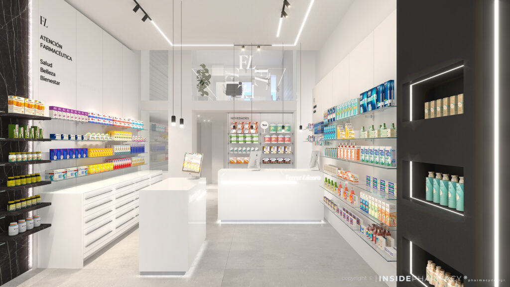 Diseños en 3D para estanterías.