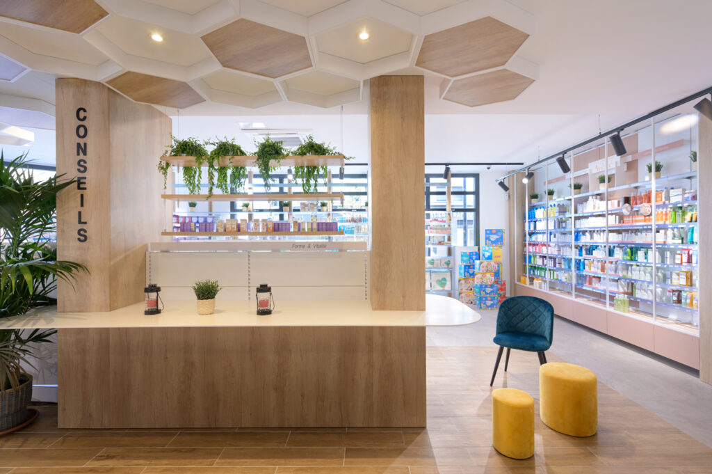 Marketing sensorial en la Farmacia Sainte-Marthe.