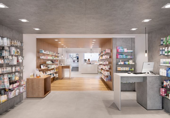 Tendencias en diseño de farmacia para 2025.