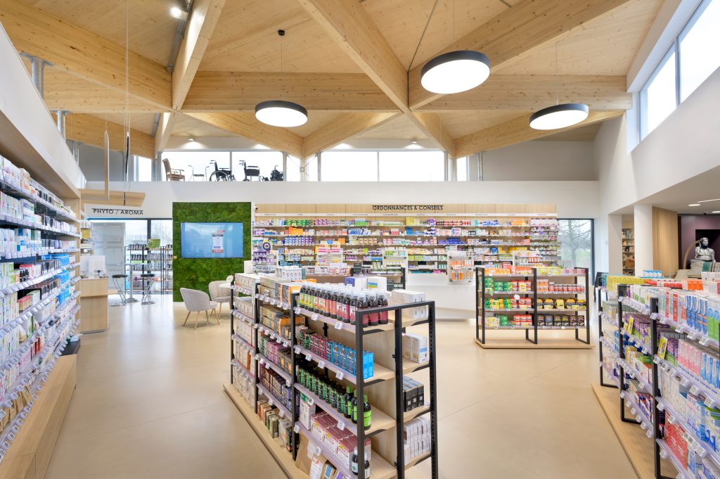 Allestimenti natalizi farmacia.