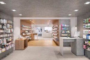 Tendencias en diseño de farmacia para 2025.