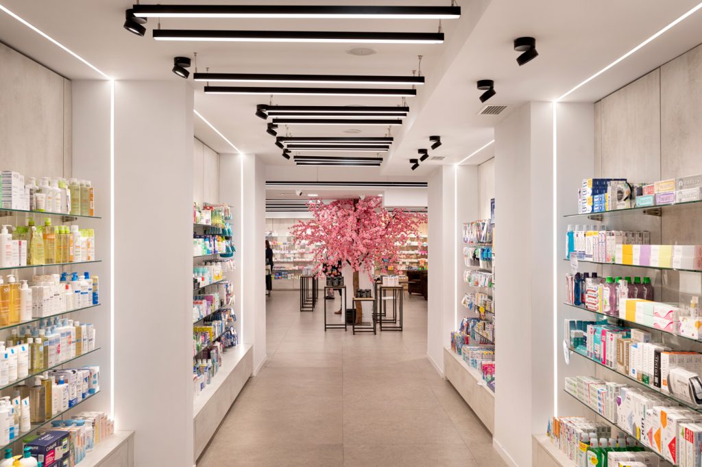 Aromaterapia ambientale in farmacia.
