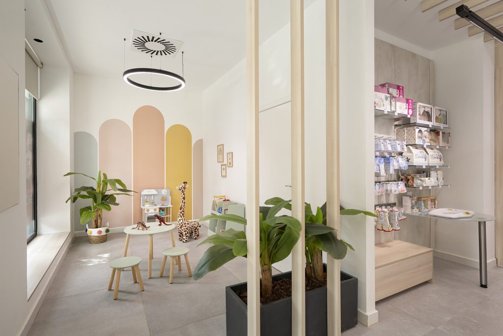 L’area pediatrica in farmacia