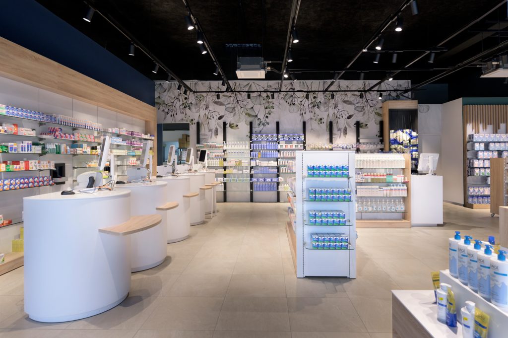 Pavimentazioni per farmacia.