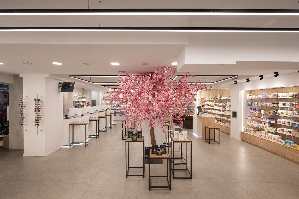 Partes de uma farmácia