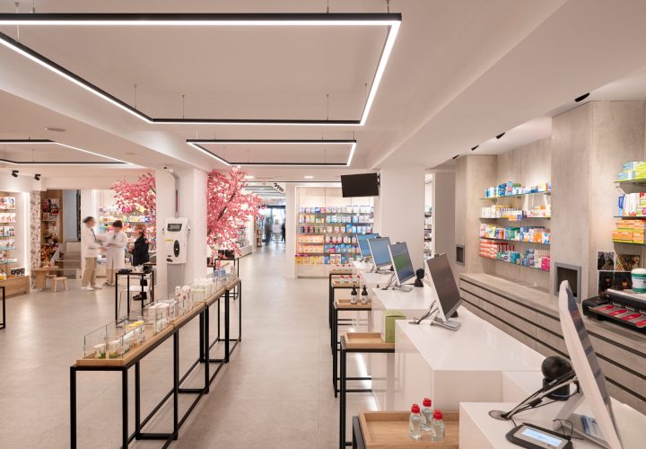 Puntos de venta calientes en farmacias.