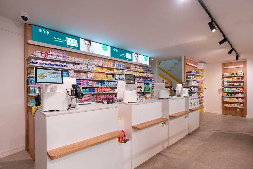Contenido digital en farmacias.