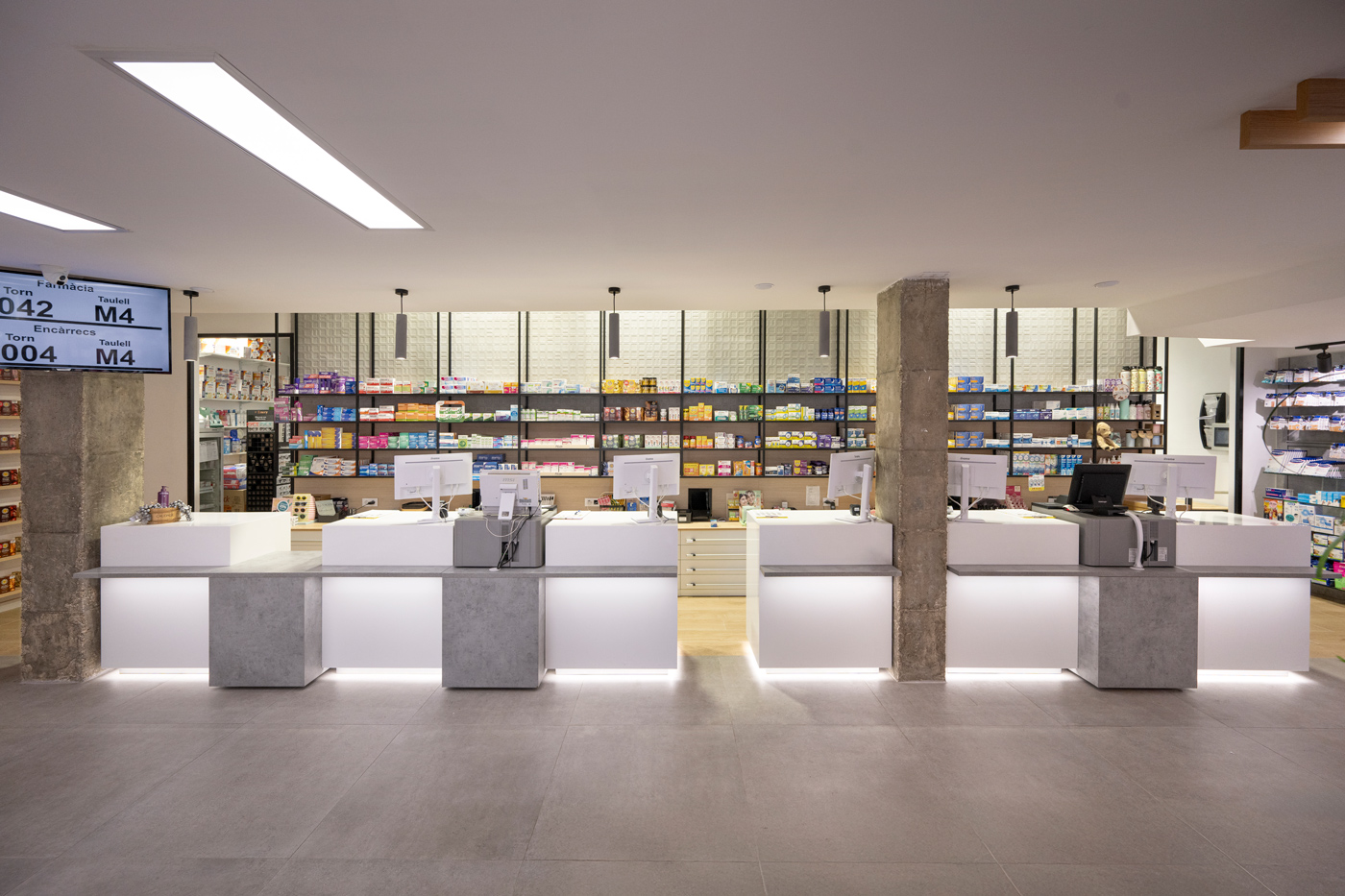 Contenido digital en farmacias.
