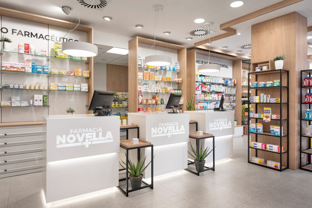 La "zona fría" de la farmacia en verano.