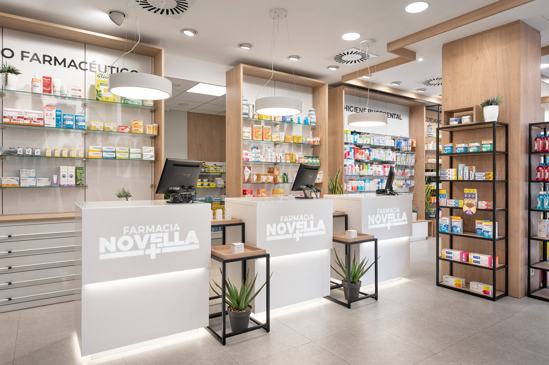 La "zona fría" de la farmacia en verano.