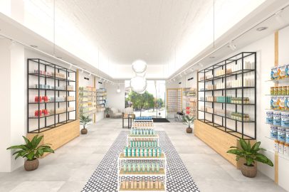 Interiorismo para farmacias.