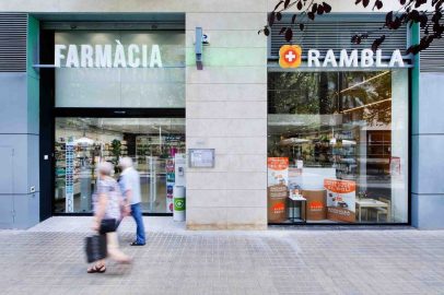 Escaparates de farmacia.